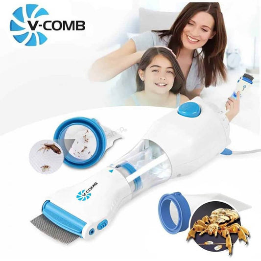 V-Comb Lice Head Machine جهاز إزالة القمل من الشعر