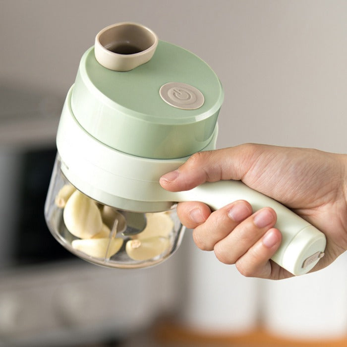 Handheld Electric Vegetable Cutter | 4-in-1 - Medaid International