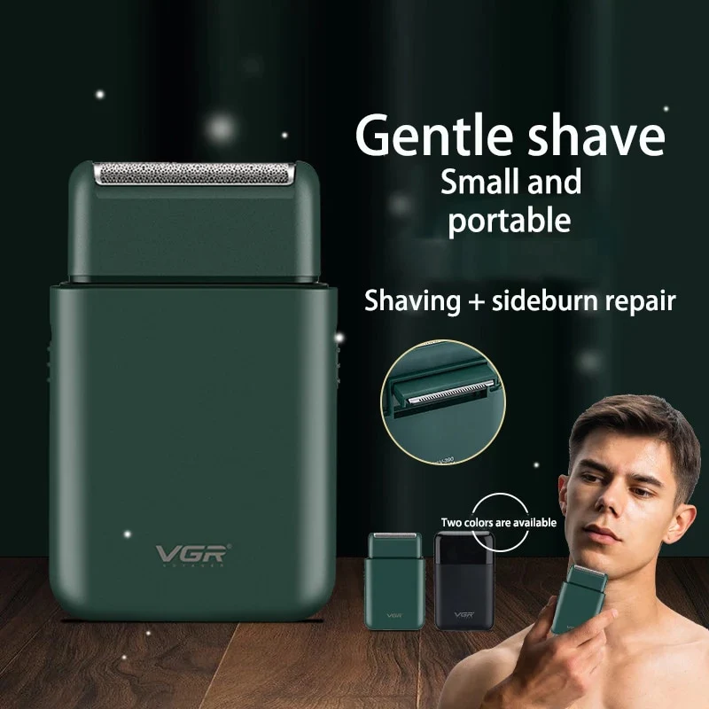 VGR V390 Ultra-Thin Electric Shaver & Beard Trimmer ‚Äì Rechargeable Razor with USB - Medaid International