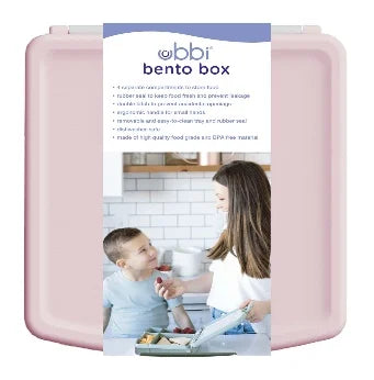 Ubbi - Bento Box - Blush Pink