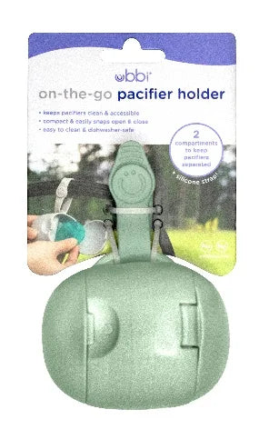 Ubbi - On The Go Pacifier Holder - Sage