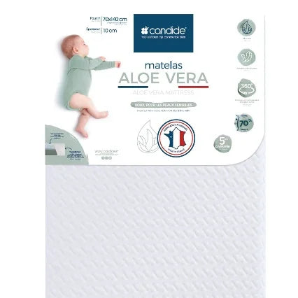 Candide Aloe Vera 360° Mattress 60x120x10 cm