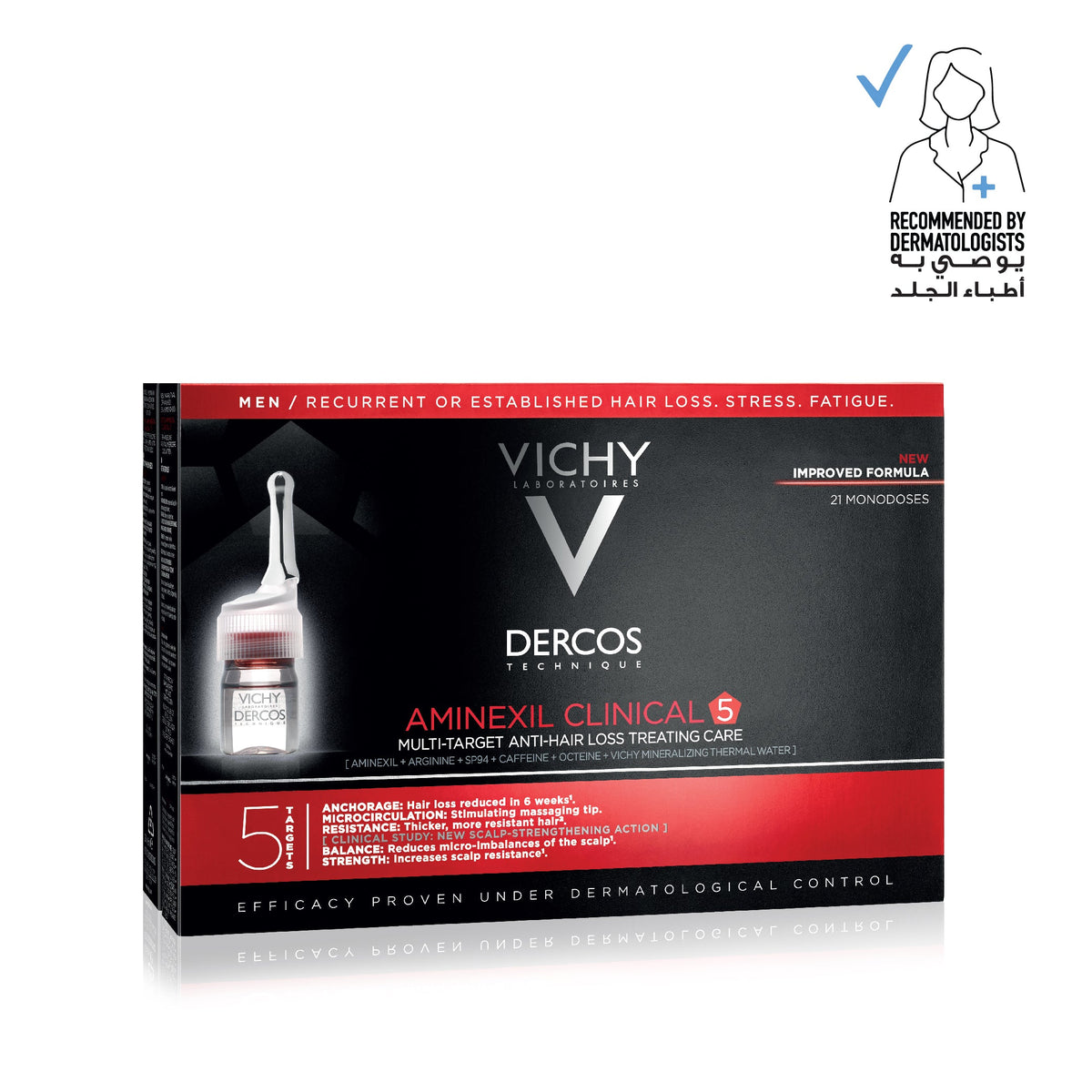 Vichy Dercos Aminexil Clinical 5 Men Multi-target Anti Hair Loss Care