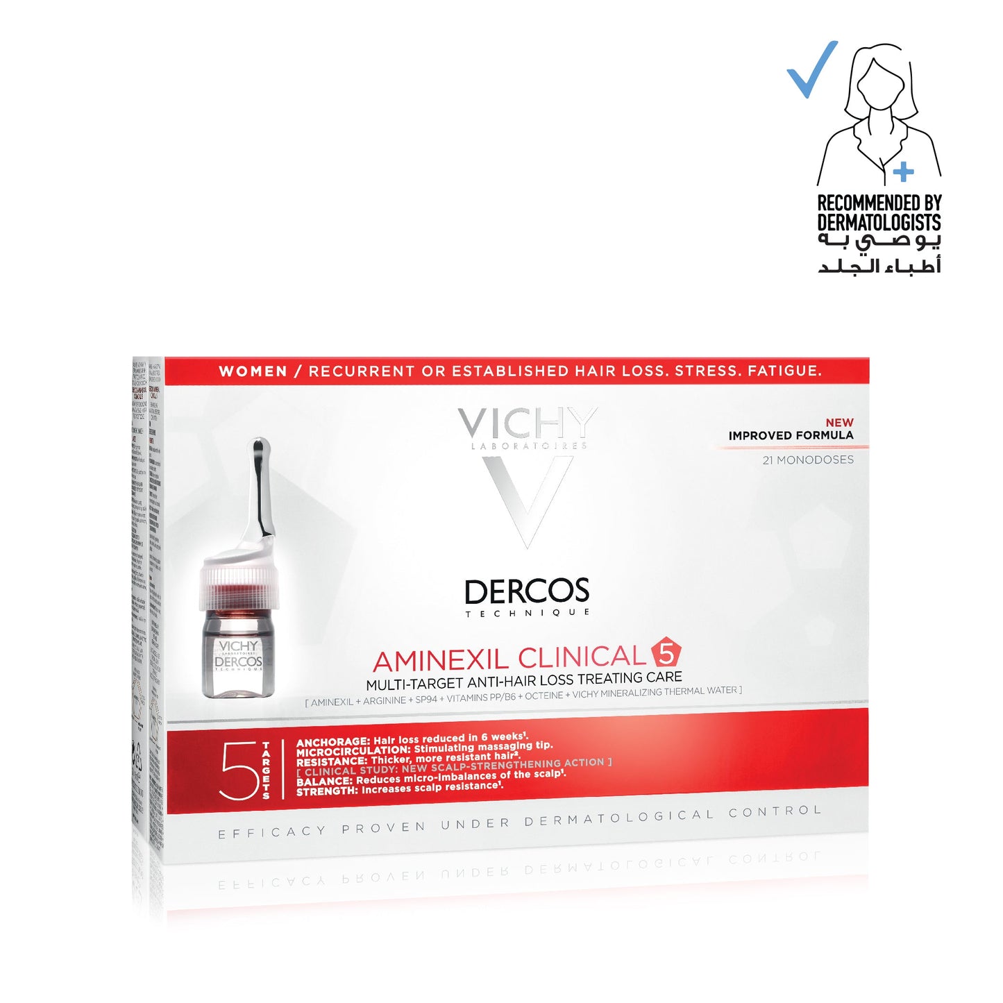 Vichy Dercos Aminexil Clinical 5 Women Multi-target Anti Hair Loss Care