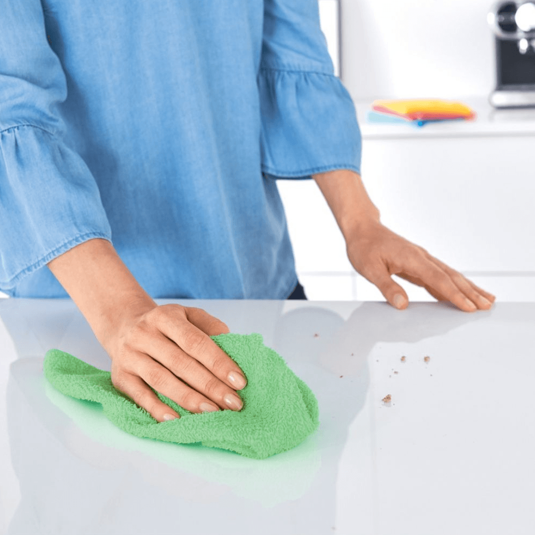 VILEDA MICROFIBER CLOTH, SET OF 4