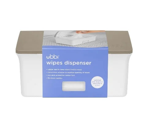 Ubbi - Wipes Dispenser - Taupe Ap