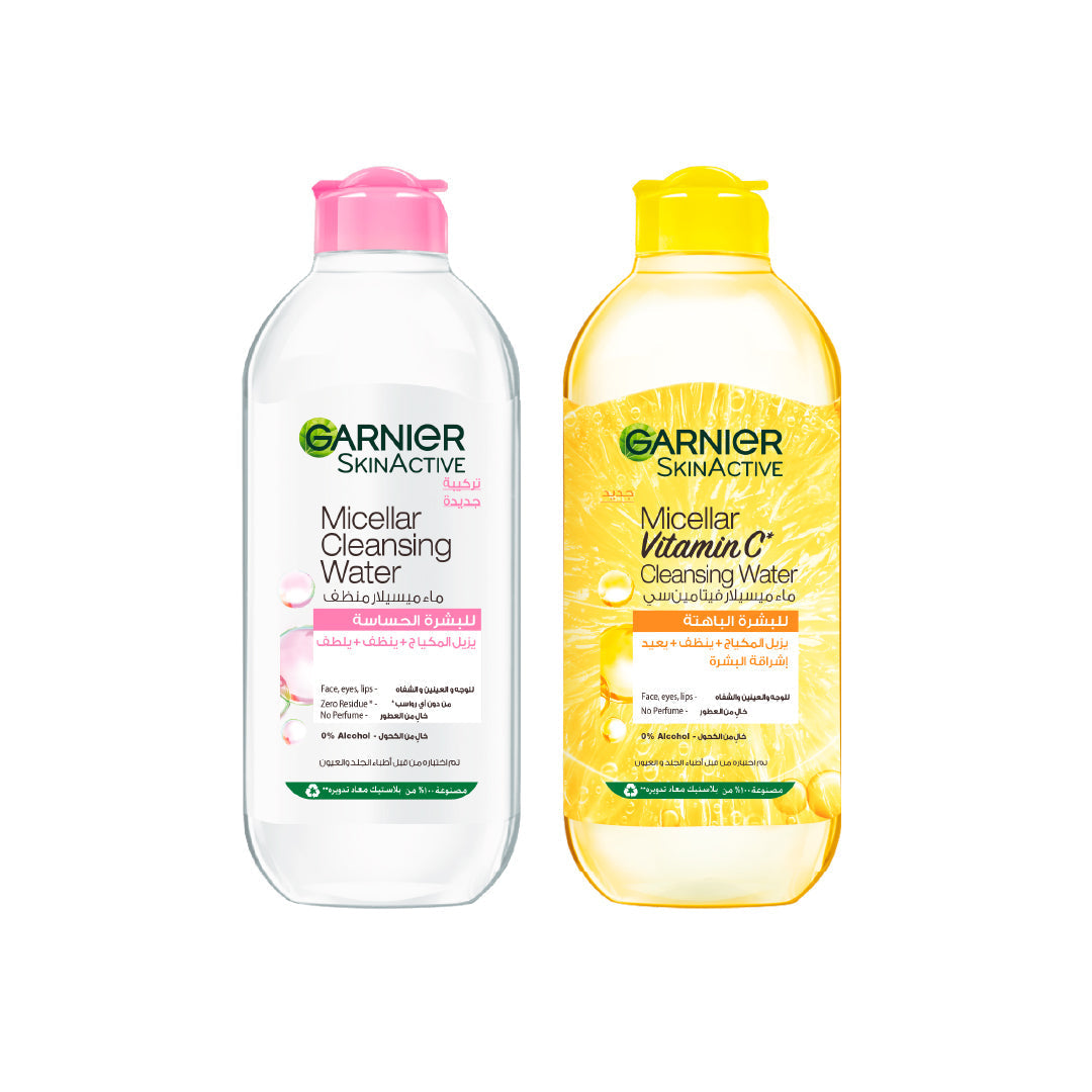 Garnier Micellar Water Classic And Vitamin C Bundle At 20% Off - Medaid International