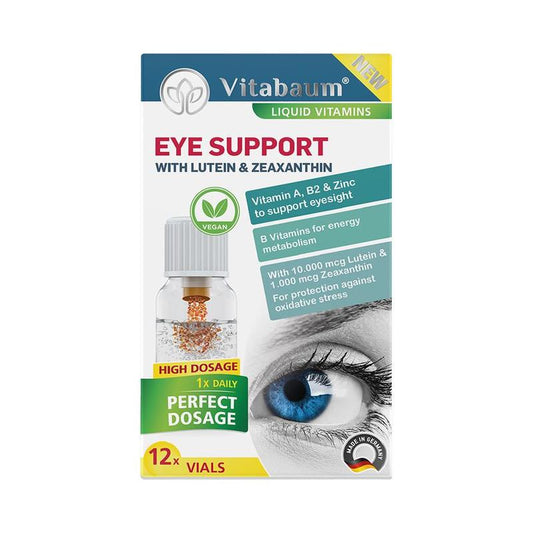 Vitabaum Eye Support Vitamins 10ML X 12Vials - Medaid International