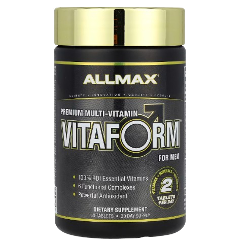 Allmax Nutrition VITAFORM Mens Multivitamin 60 Capsules 30 Servings