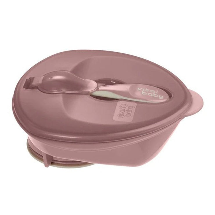 Vital Baby Power Suction Bowl 6M+ Berry
