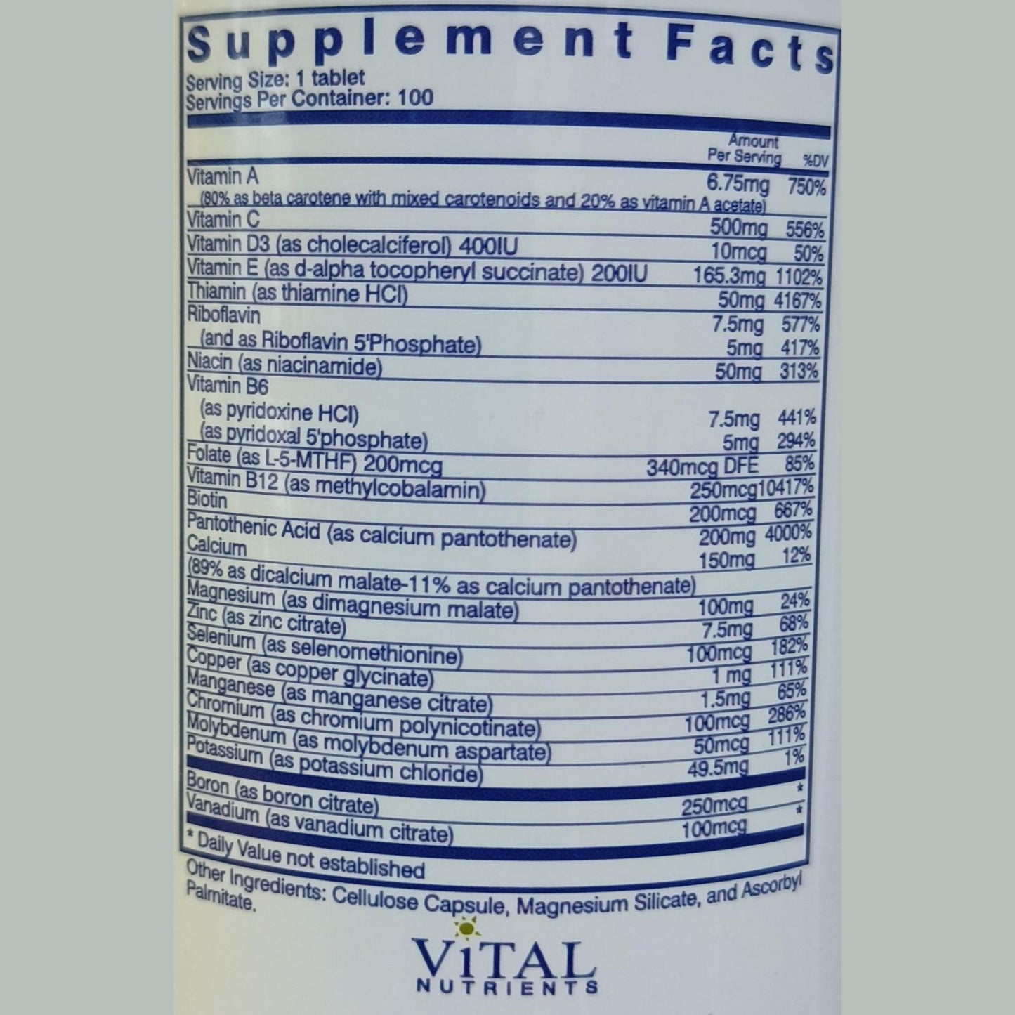 VITAL Multi Vitamins