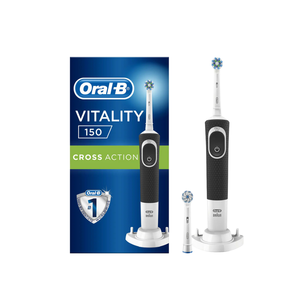 Oral-B Vitality Black 150 Cross Action Electric Toothbrush - Medaid International