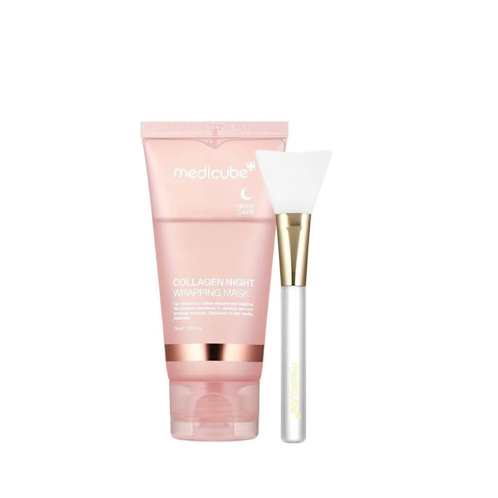 Collagen Night Wrapping Mask + Brush قناع كولاجين ليلي مع فرشاة