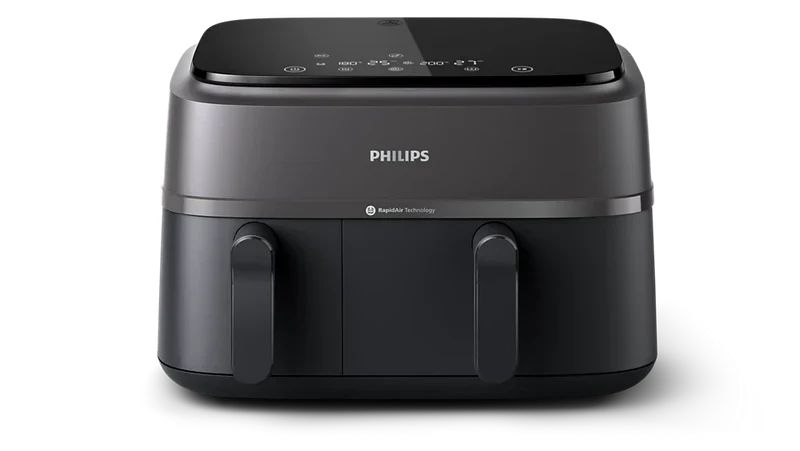 Philips, 3000 Series, 9L 1.5KG Dual Basket Air Fryer