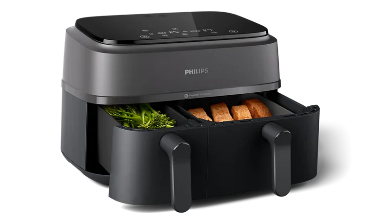 Philips, 3000 Series, 9L 1.5KG Dual Basket Air Fryer