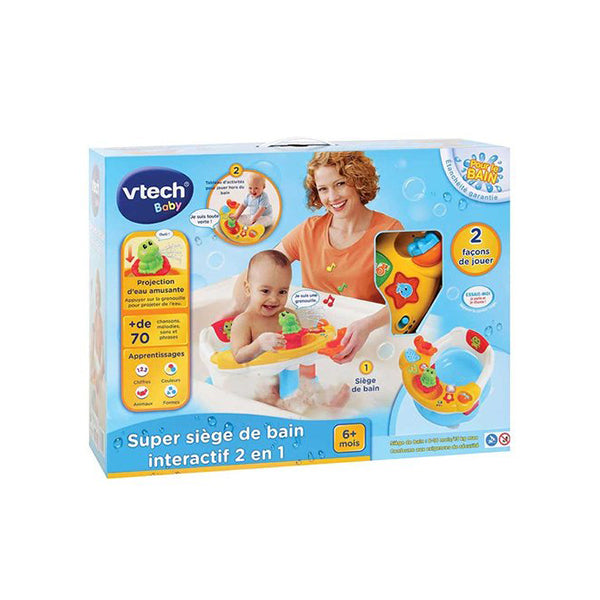 Vtech Super Siège de Bain Interactif  2 en 1, FR