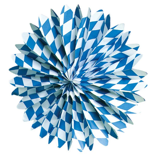 Riethmuller White/Blue Oktoberfest Rosette - 50 cm  Paper Jumbo   | Riethmuller D in Lebanon