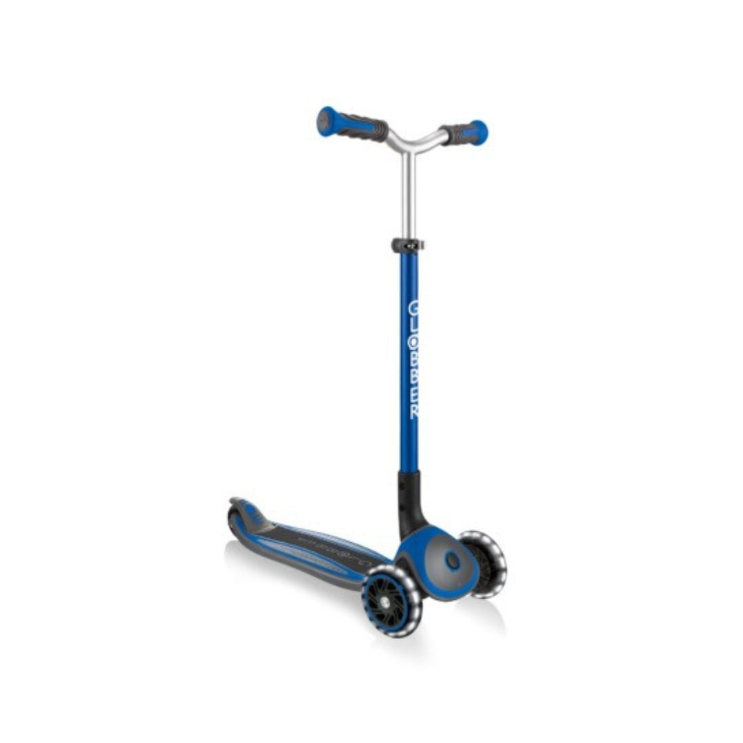 Globber Master Lights 3-wheel light up Navy Blue Scooter - Medaid International