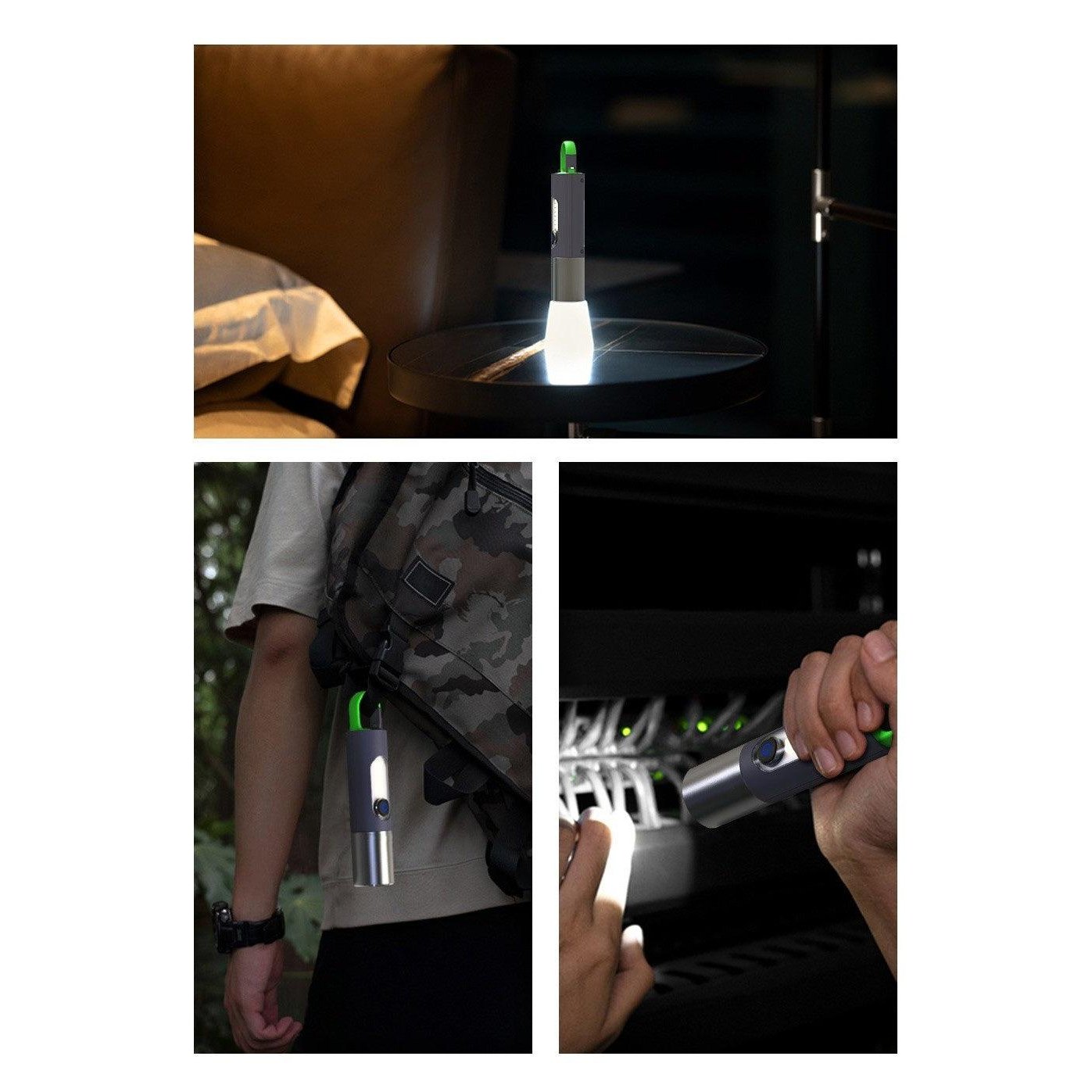 Powerful Zoomable 5-in-1 LED Flashlight