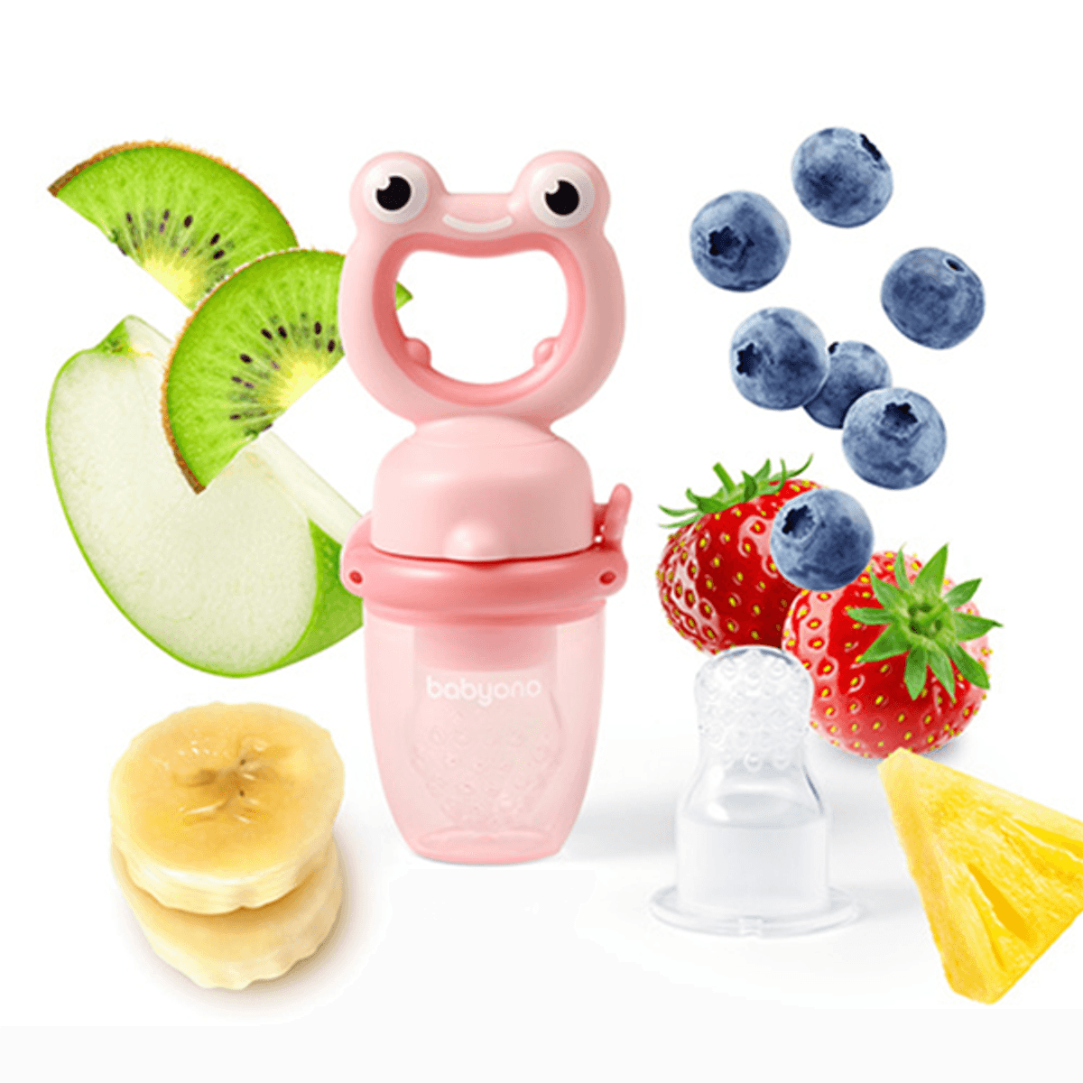 BabyOno - Twist-Out - Baby Food Feeder - Frog