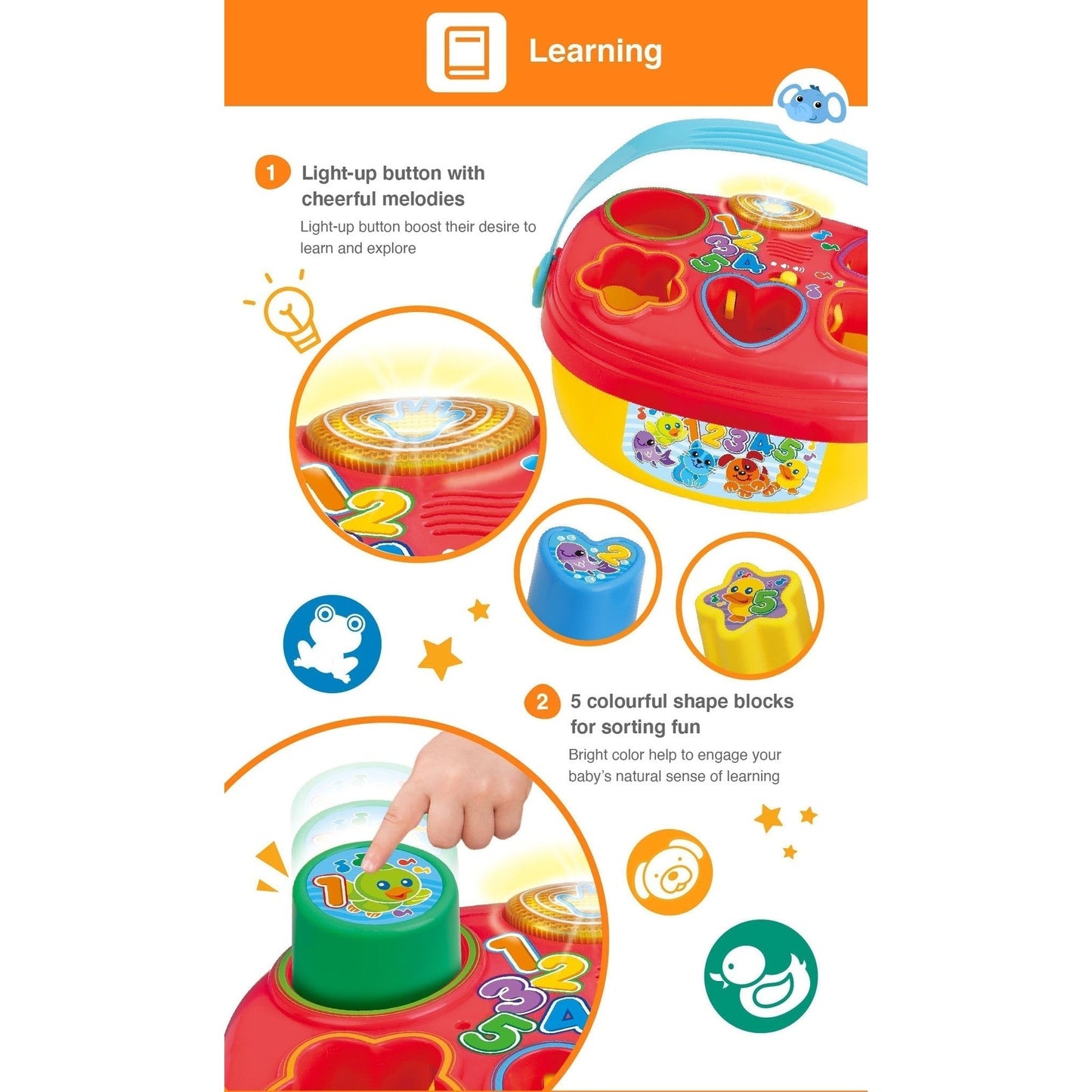 Giggle 'N Learn Electronic Shape Sorter - Medaid International