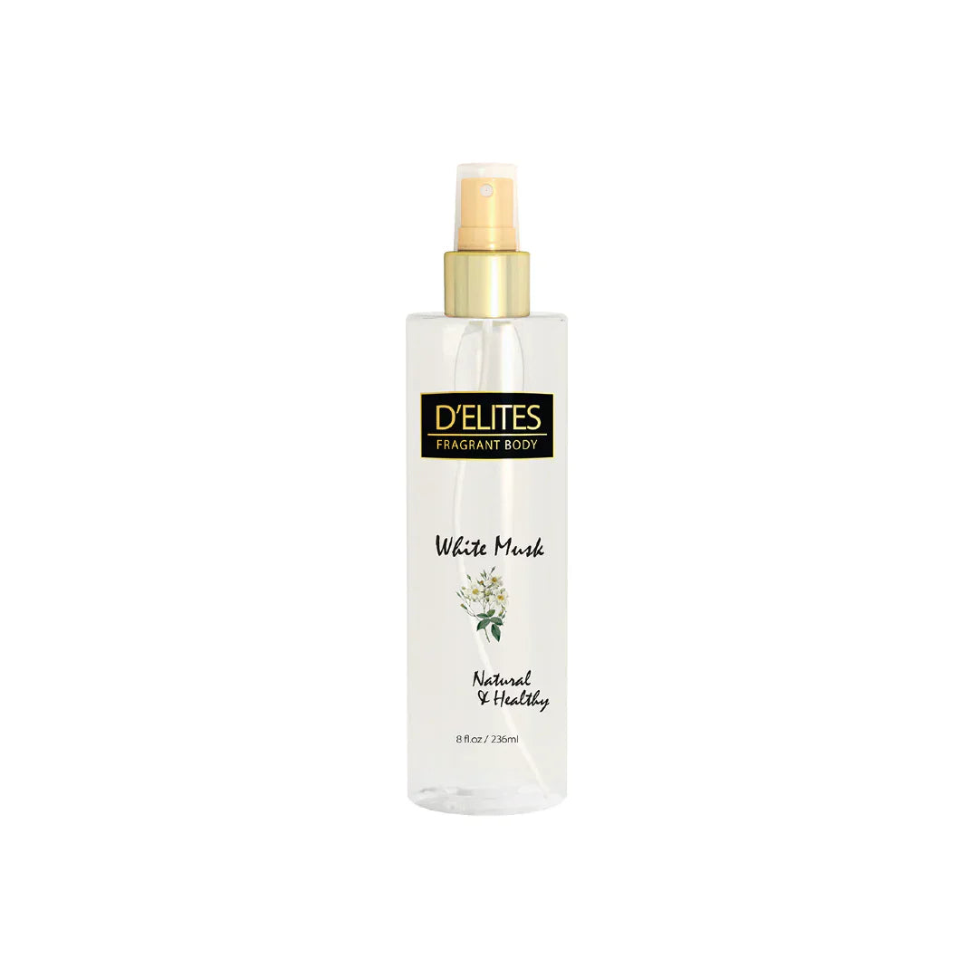 D'Elites Body  Splash White Musk 236ML - Medaid International