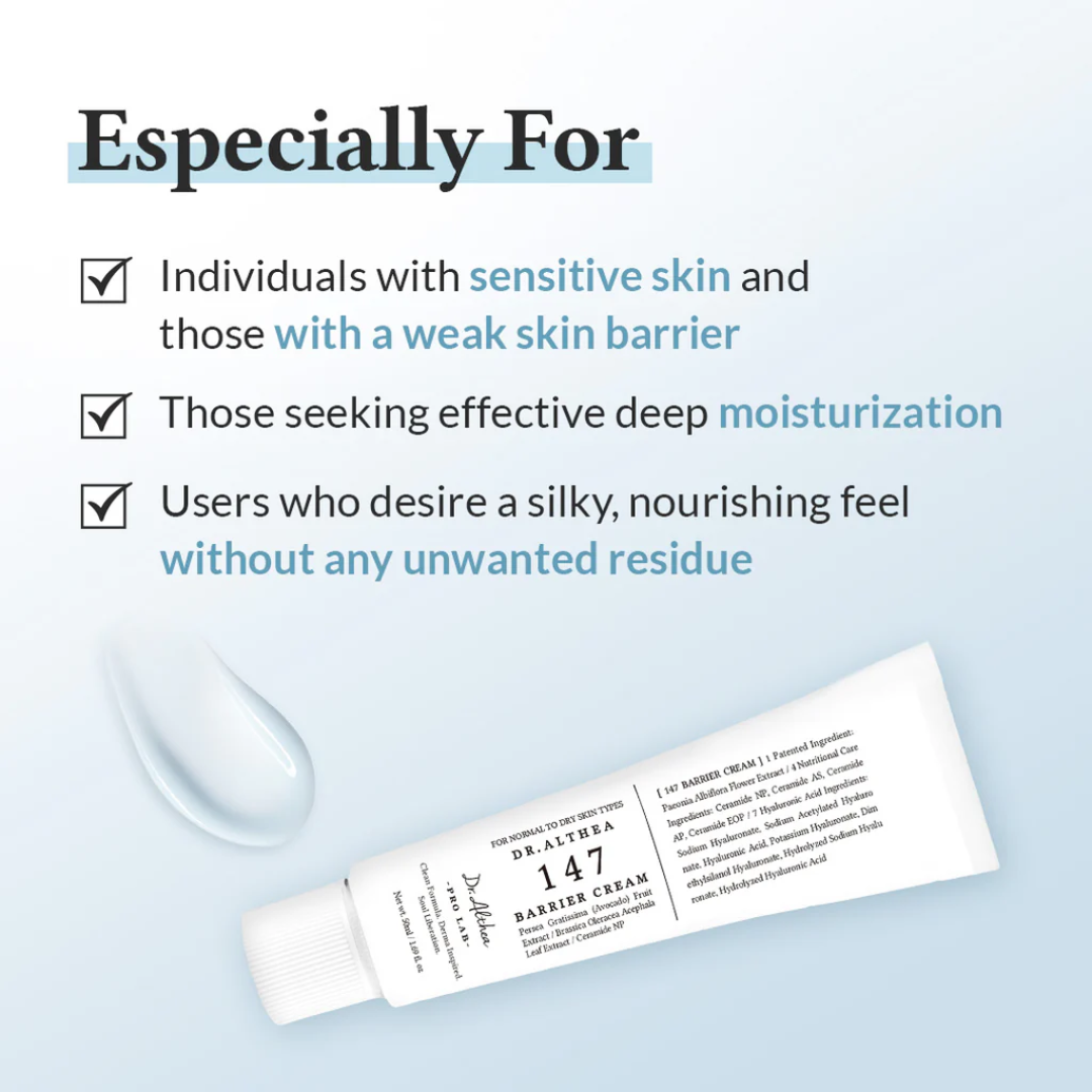 Dr Althea 147 Barrier Cream Face Moisturizer 50ml