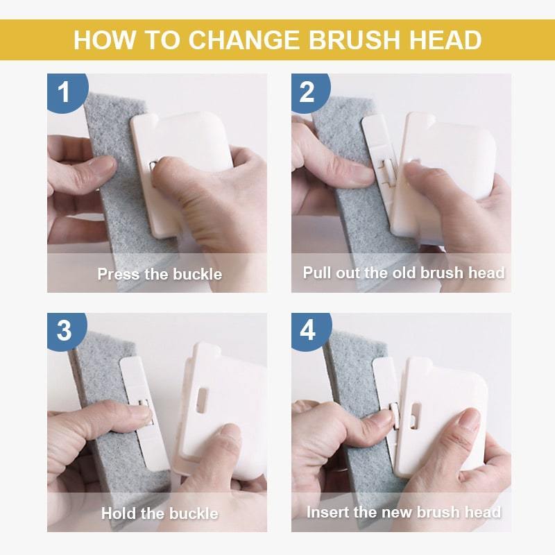 Corner Brush | Grooves Cleaning فرشاة تنظيف الزوايا والتجاويف