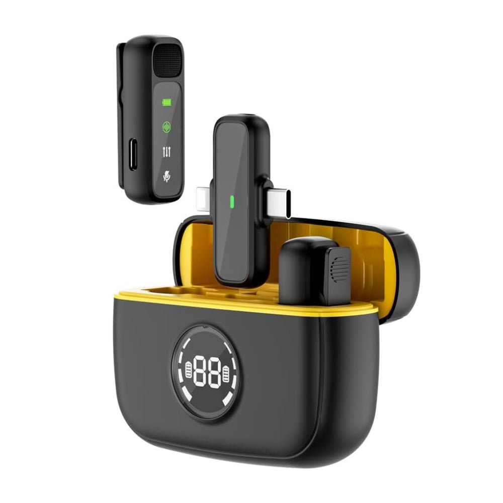 WiWU Duo Wireless Mini Microphone (USB-C and Lightning)