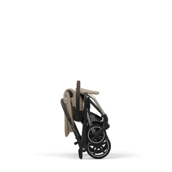 Cybex - Eezy S Twist 2 Stroller - Cloud G Car Seat - (Base G & Adapters Are Optional ) - Almond  Beige - Travel System