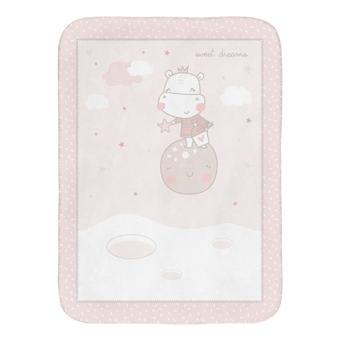 Super soft blanket Hippo Dreams