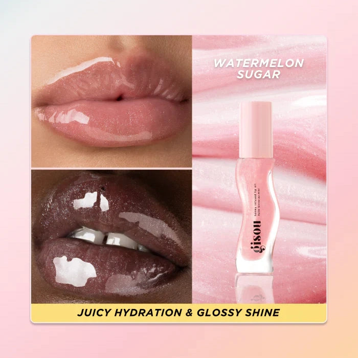 GISOU HONEY INFUSED LIP OIL- WATERMELON SUGAR