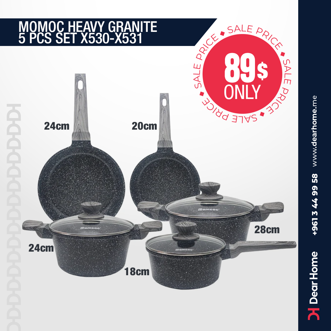 MOMCOC HEAVY GRANITE 5PCS X530/X531