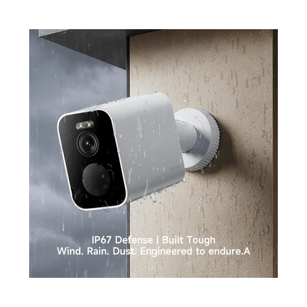 Xiaomi Outdoor Camera BW500: 2.5K Battery Security Camera Wireless with Color Night Vision, Optional Solar Panel, IP67 Weatherproof, 136° Wide View Home