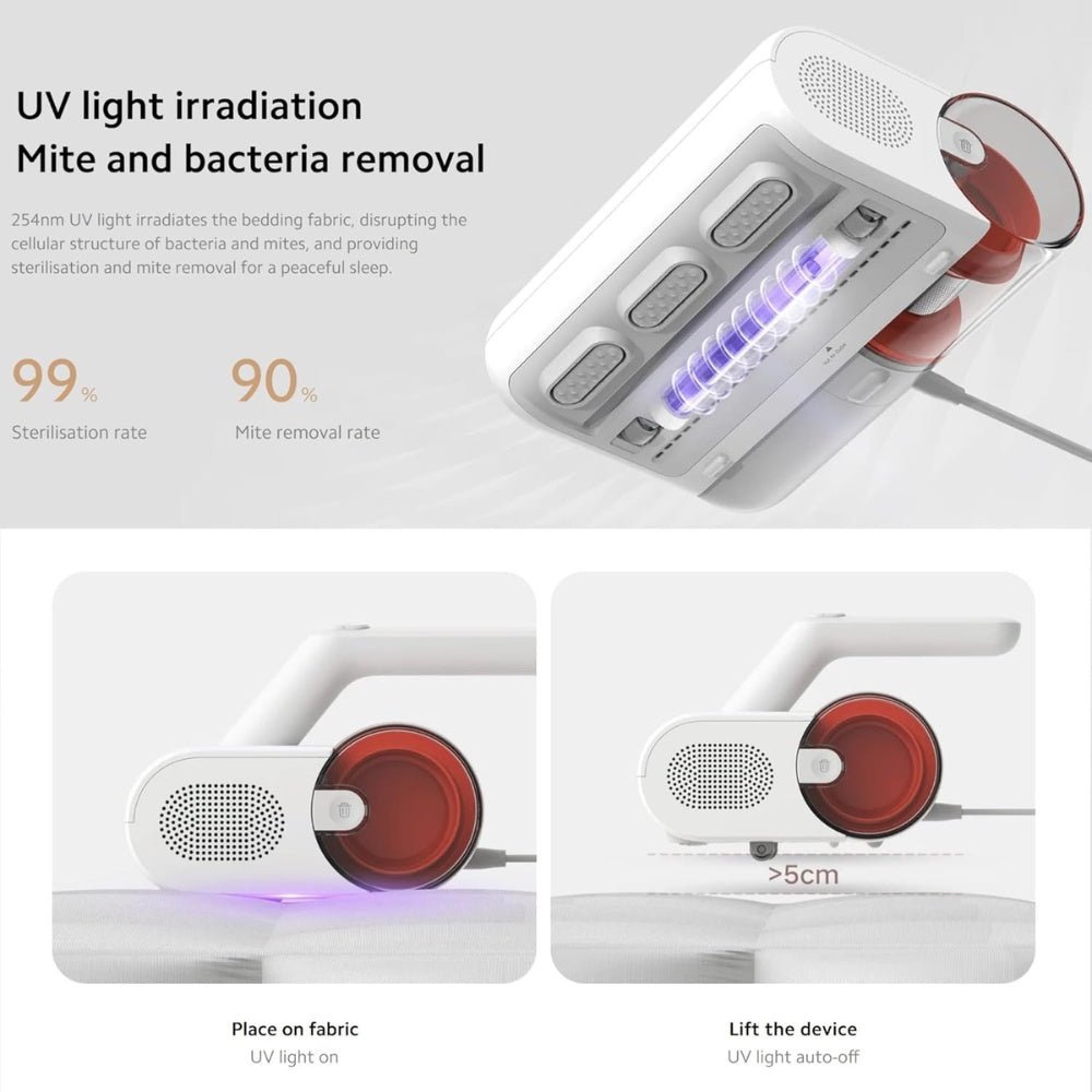 Dust Mite Vacuum Cleaner Xiaomi Mattress UV