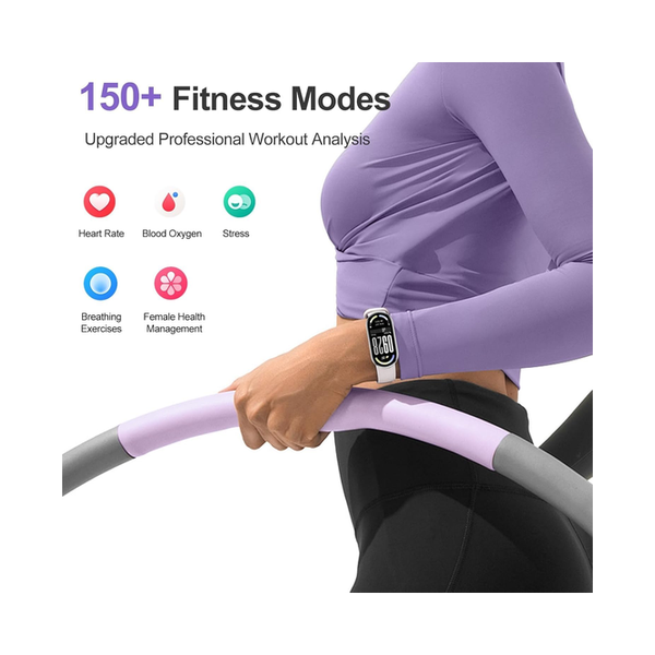 Xiaomi Smart Band 10 Ceramic Edition Pearl White | 1.72''AMOLED Narrow-edge Quadrilateral Display | Professional Workout Analysis | Up to 21-days Battery Life