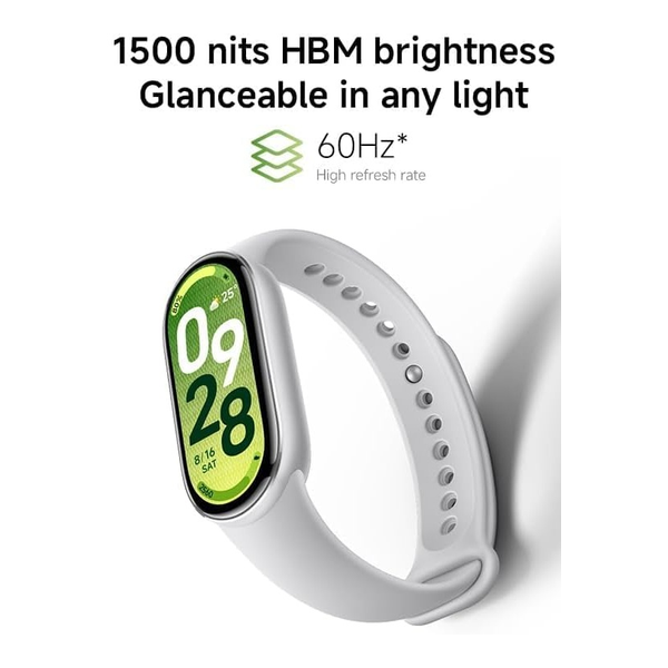 Xiaomi Smart Band 10 Ceramic Edition Pearl White | 1.72''AMOLED Narrow-edge Quadrilateral Display | Professional Workout Analysis | Up to 21-days Battery Life