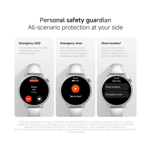 Xiaomi Watch S4 41mm AMOLED display with a Slim, Elegant Design, Strap Sunset Gold