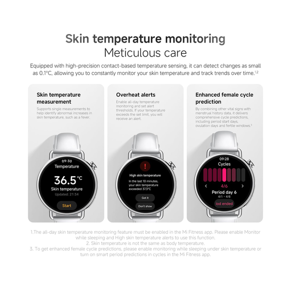 Xiaomi Watch S4 41mm AMOLED display with a Slim, Elegant Design, Strap Sunset Gold