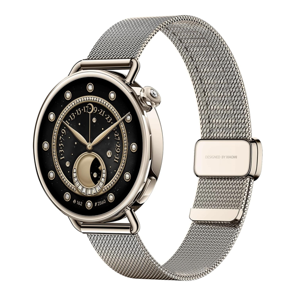 Xiaomi Watch S4 41mm AMOLED display with a Slim, Elegant Design, Strap Sunset Gold