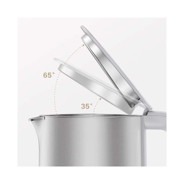 AIOT Xiaomi Double Wall Electric Kettle, 1.7L, Stainless Steel, 1800W, 316L Interior (Artificial Intelligence of Things)