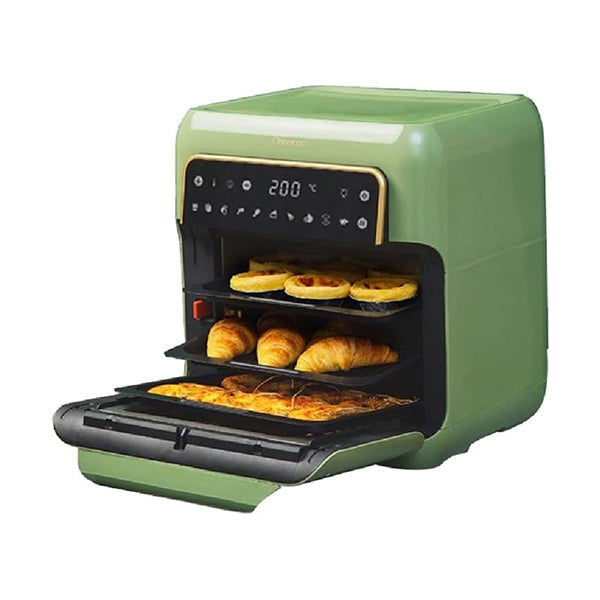Xiaomi Onemoon OA9 Electric Air Fryer Oven 10L Large Capacity Non-Stick Multifunctional Cooker - 1500W Green, Adjustable Temperature Control Knob, Safe and Non-Toxic