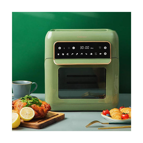Xiaomi Onemoon OA9 Electric Air Fryer Oven 10L Large Capacity Non-Stick Multifunctional Cooker - 1500W Green, Adjustable Temperature Control Knob, Safe and Non-Toxic