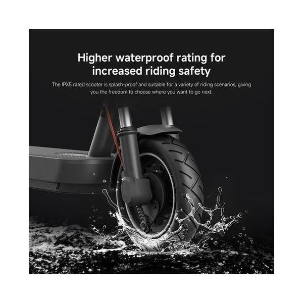 Xiaomi Electric Scooter 5 Pro, front and rear dual shock absorbers, 60km long battery life, 10-inch tubeless tires, 1000W Max. power, 22% Max. incline
