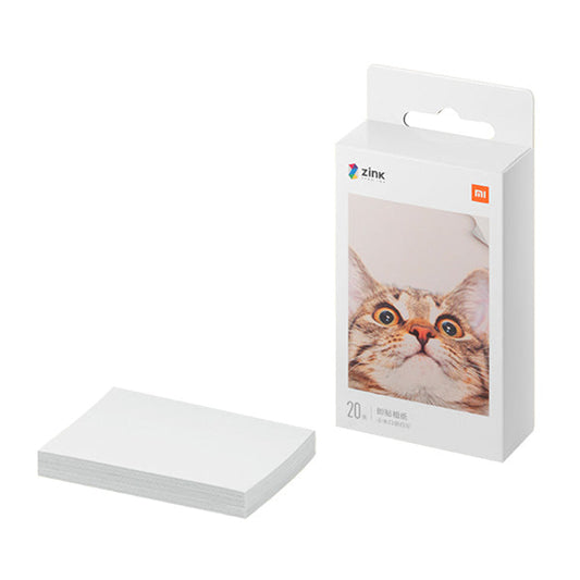 Xiaomi Portable Photo Printer Paper (2x3-Inch, 20-Sheets)