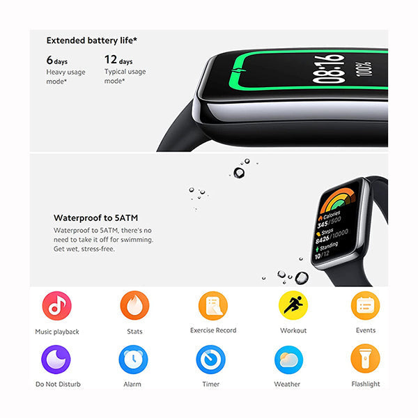 Xiaomi Band 7 Pro Smartwatch GPS, Health & Fitness Tracker High-Res 1.64" Heart Rate & SPO₂ Monitoring, 110+ Sports Modes, 12Day Battery Smart Watch