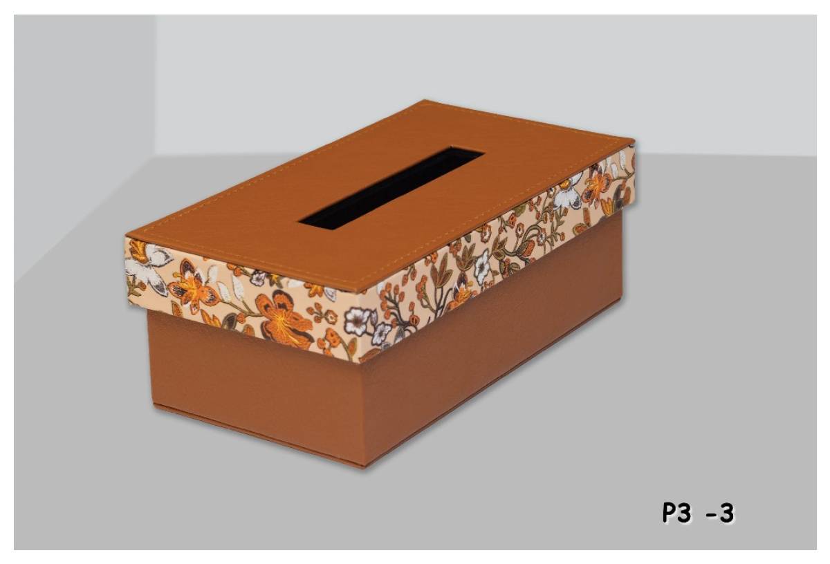 Leather S Tissue Box (S) for Straight