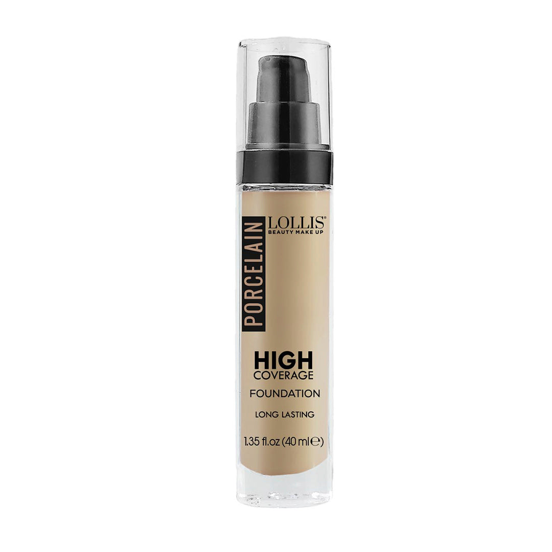 Lollis Porcelain High Coverage Foundation - Medaid International