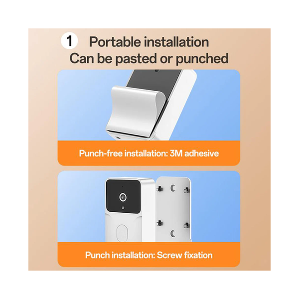 Yesido KM27 Doorbell, 4.3 inch Screen, Wi-Fi, 2K