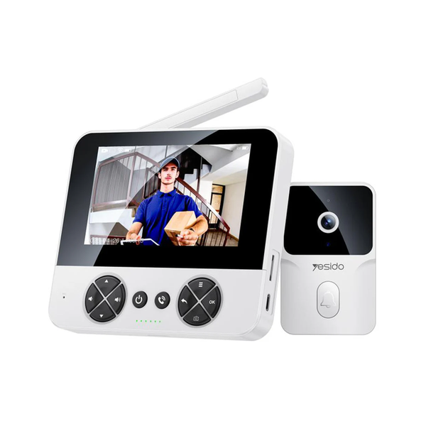 Yesido KM27 Doorbell, 4.3 inch Screen, Wi-Fi, 2K